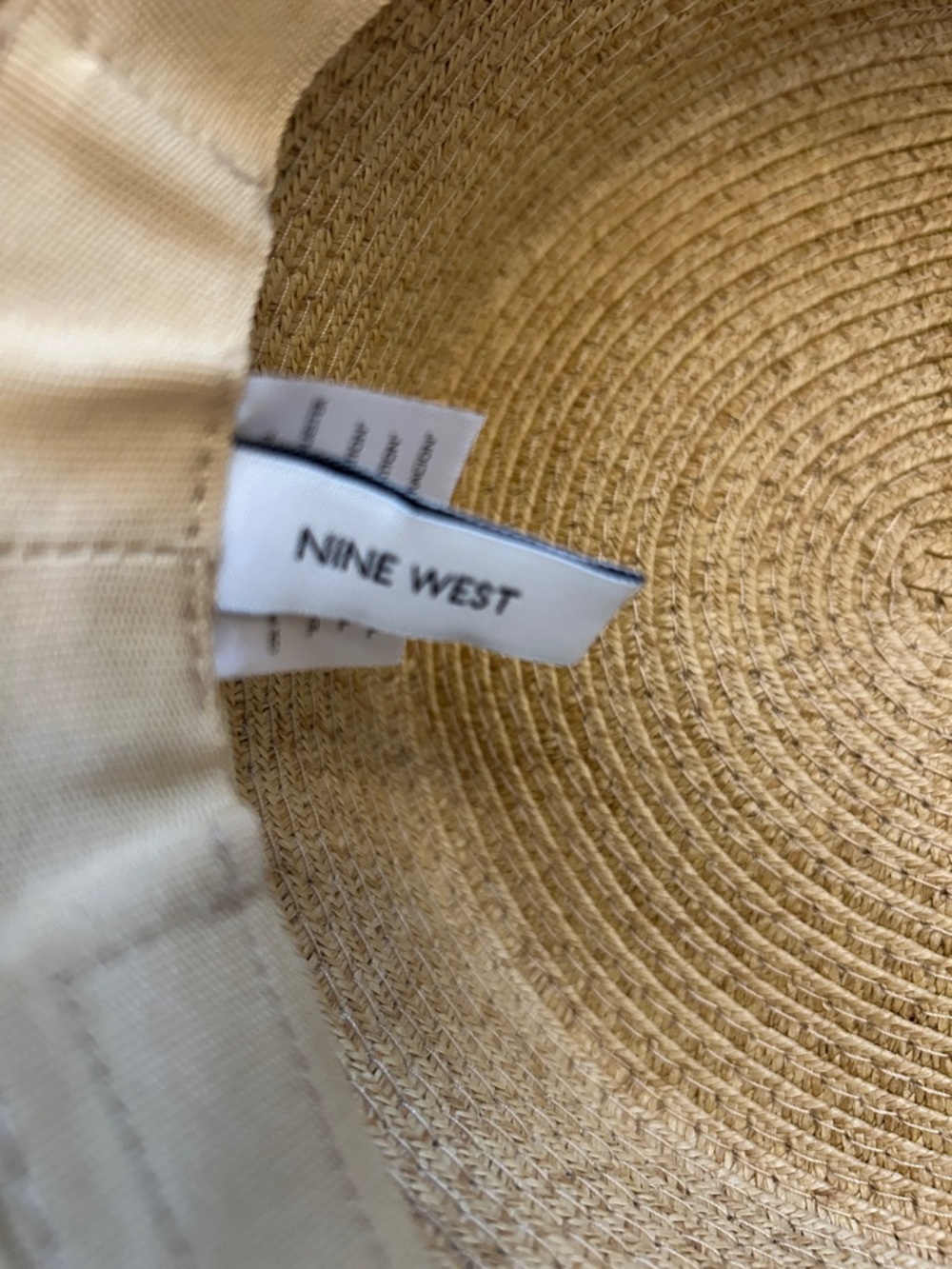 Woven Straw Bucket Hat - Natural Straw Color - Picture 3 of 4